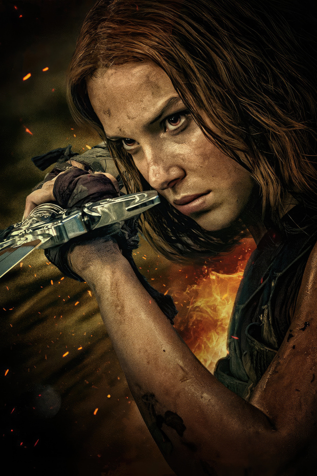 Актриса Милли Бобби Браун в фильме Дева и дракон