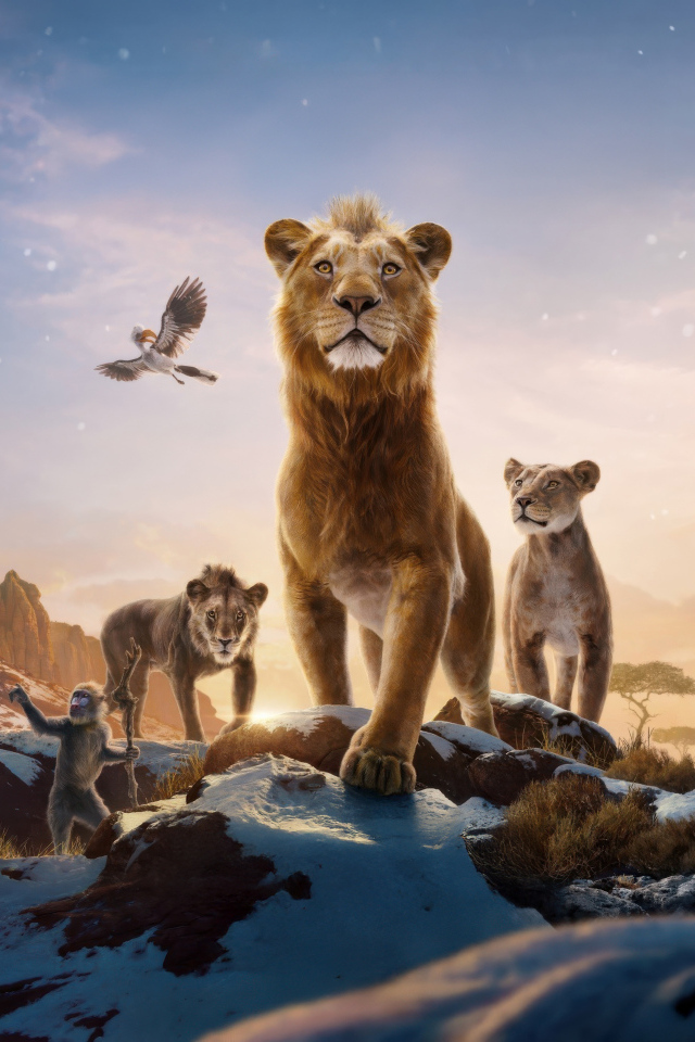 Звери из нового фильма Муфаса: Король Лев