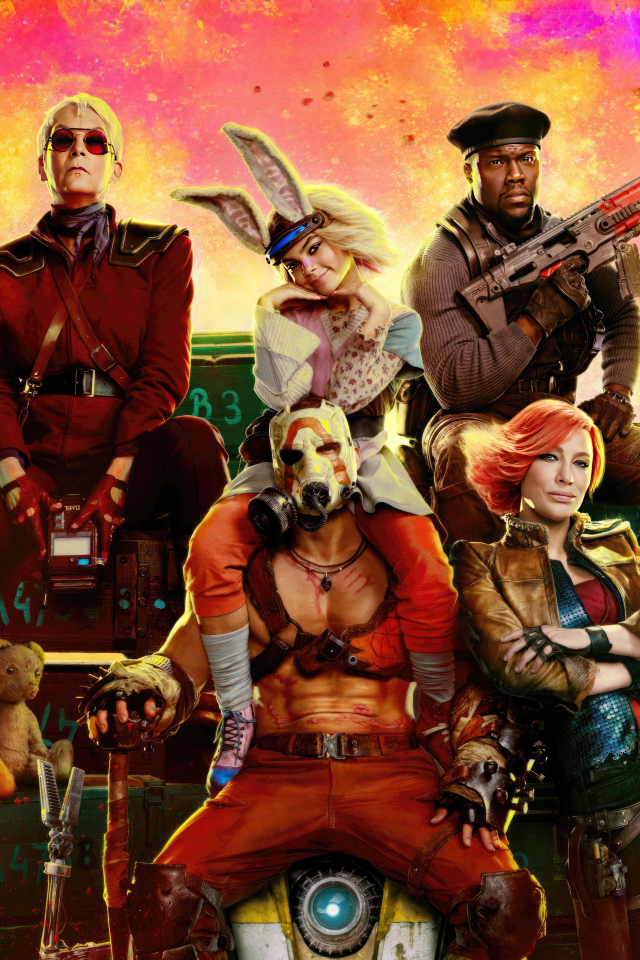 Яркий постер нового фильма Бордерлендс, 2024