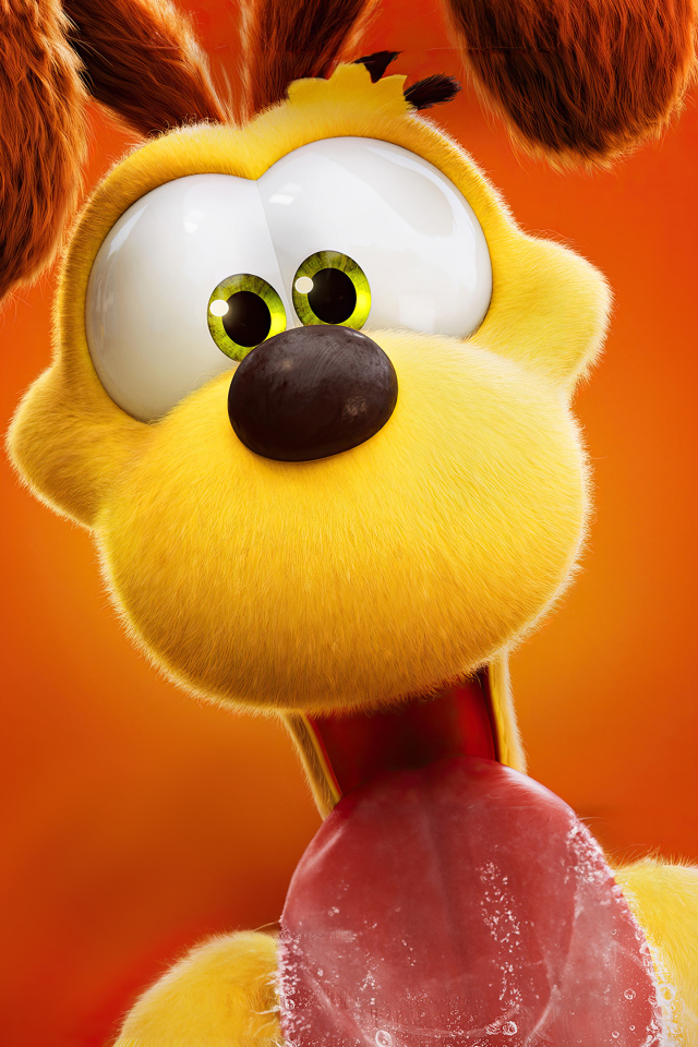 Пес Оди персонаж нового мультфильма Гарфилд в кино, 2024