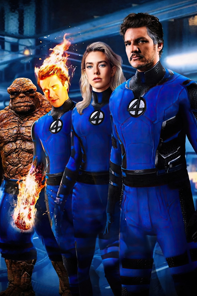 Герои нового фантастического фильма Фантастическая четвёрка: Первые шаги, 2025