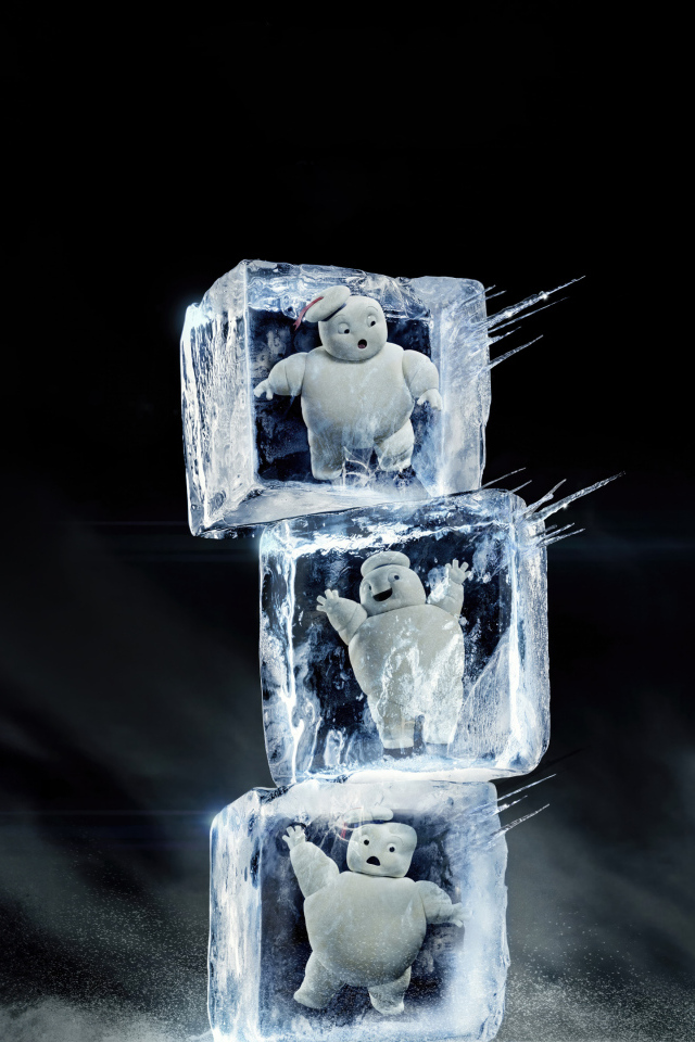 Ледяные глыбы с Зефирным великаном фильм Охотники за привидениями: Леденящий ужас