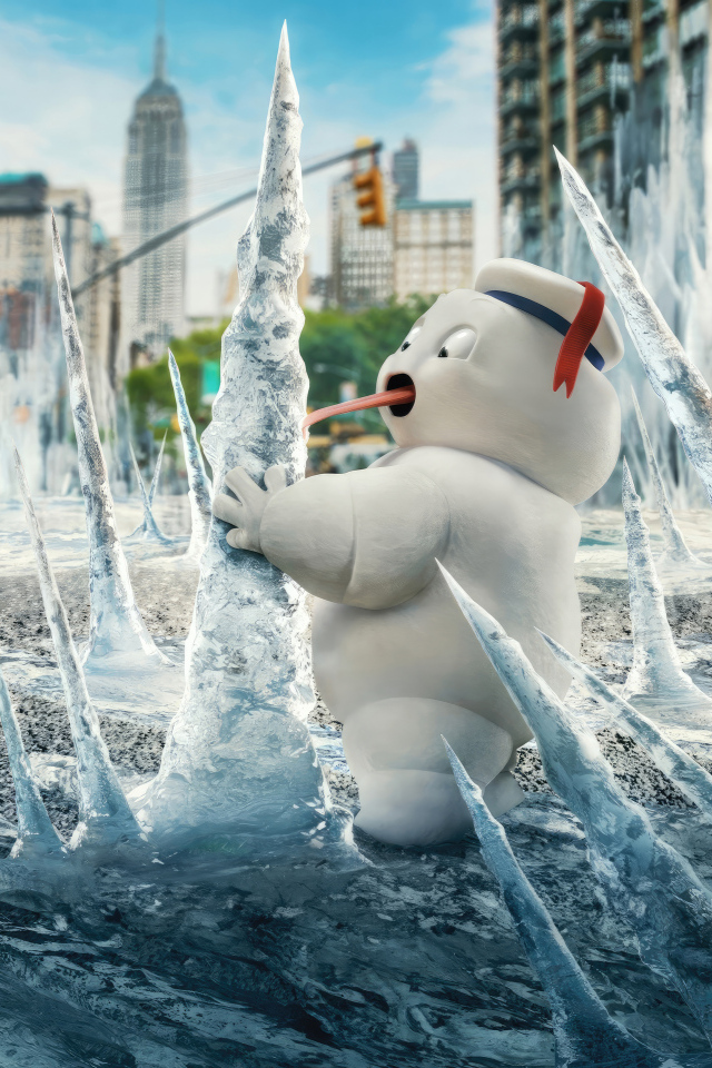 Зефирный великан во льду фильм Охотники за привидениями: Леденящий ужас