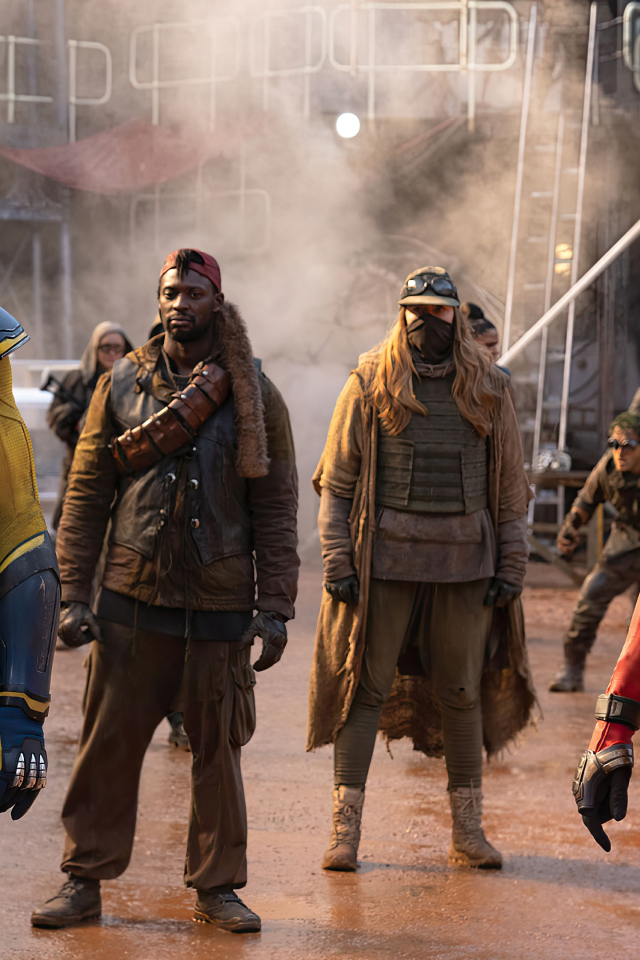 Кадр нового фильма Дэдпул и Росомаха, 2024