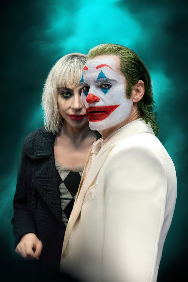 Главные персонажи фильма Джокер: Безумие на двоих в дыму