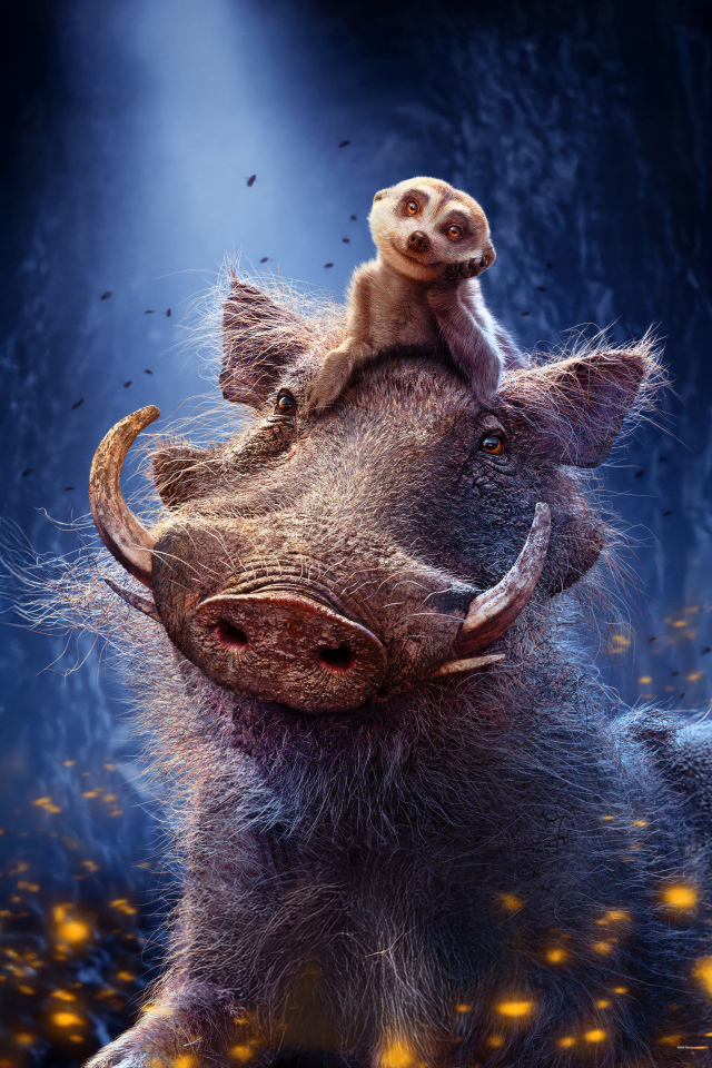 Тимон и Пумба персонажи нового фильма Муфаса: Король лев