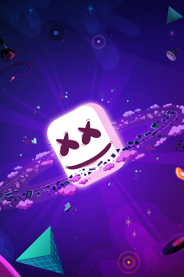 Диджей Маршмеллоу нарисованный