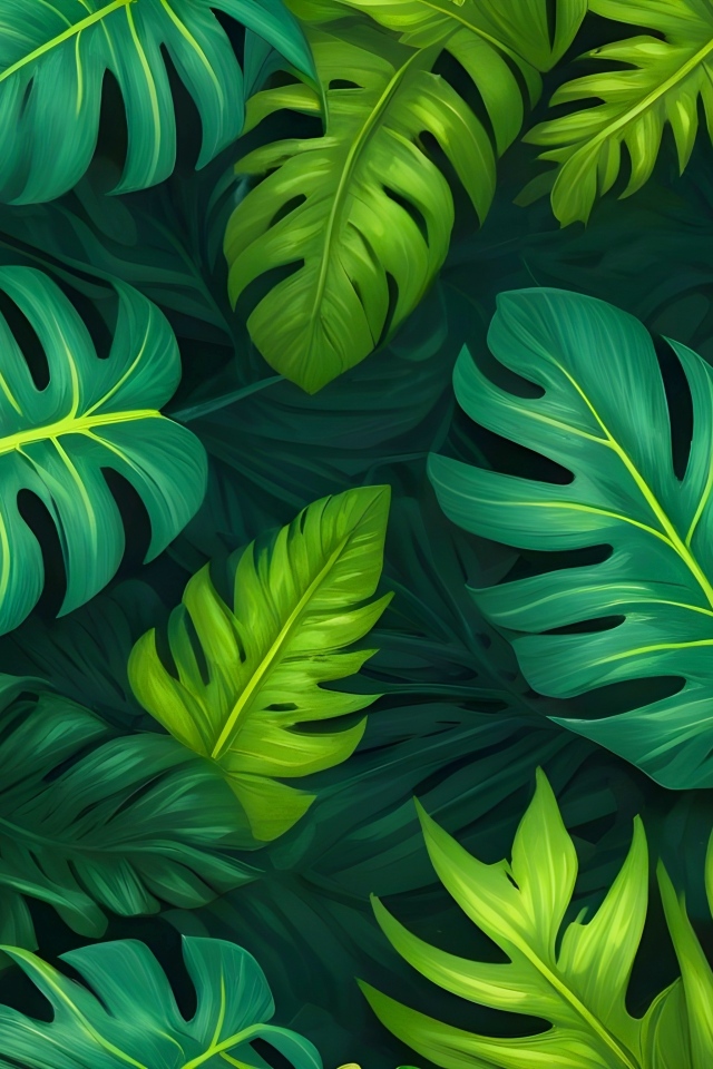 Зеленые листья крупным планом для фона