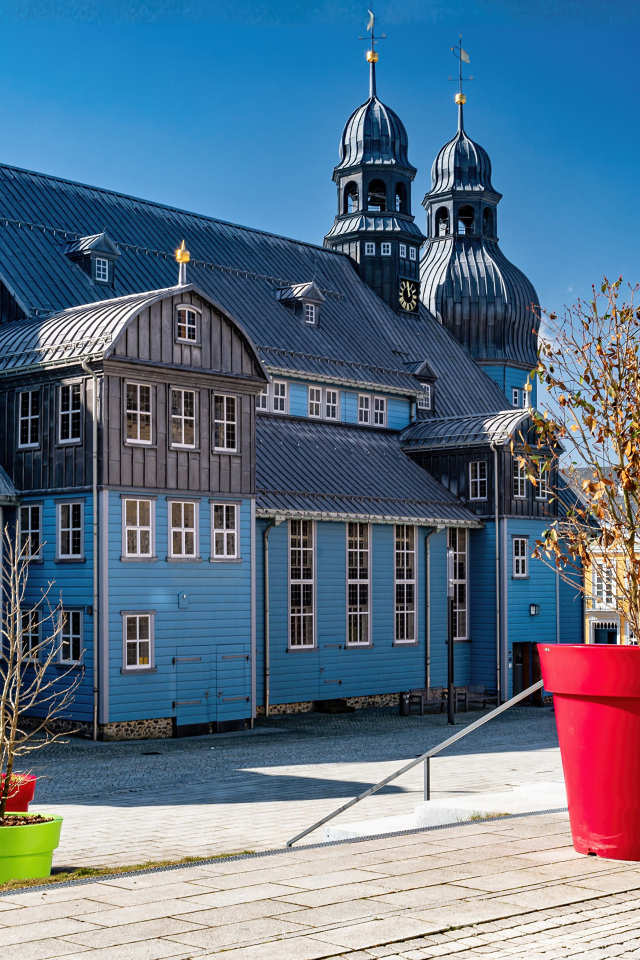 Церковь в городе Клаусталь-Целлерфельд, Германия