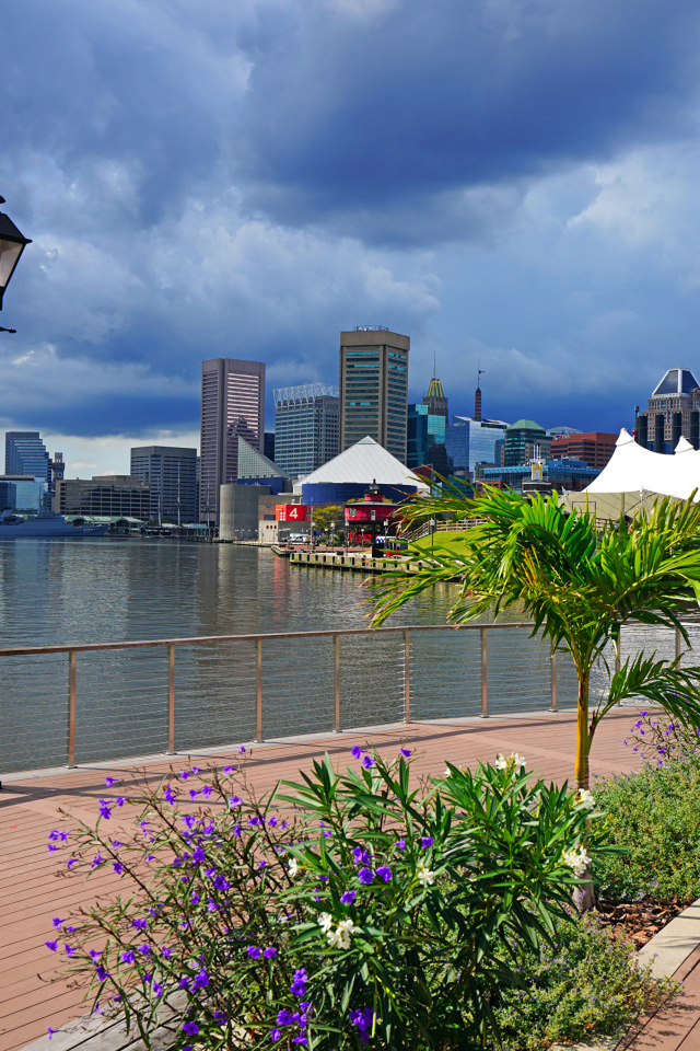 Набережная курорта Балтимор, США