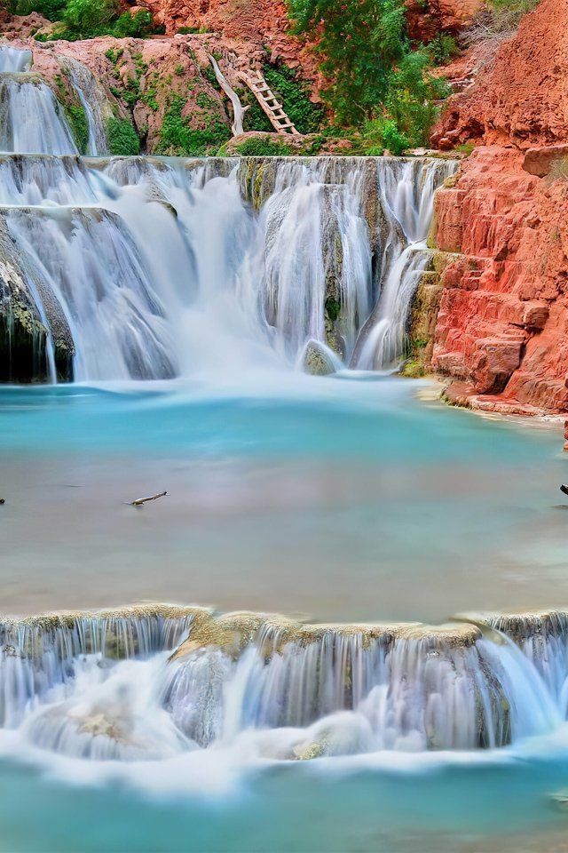Водопад в национальном парке Гранд Каньон, Аризона. США