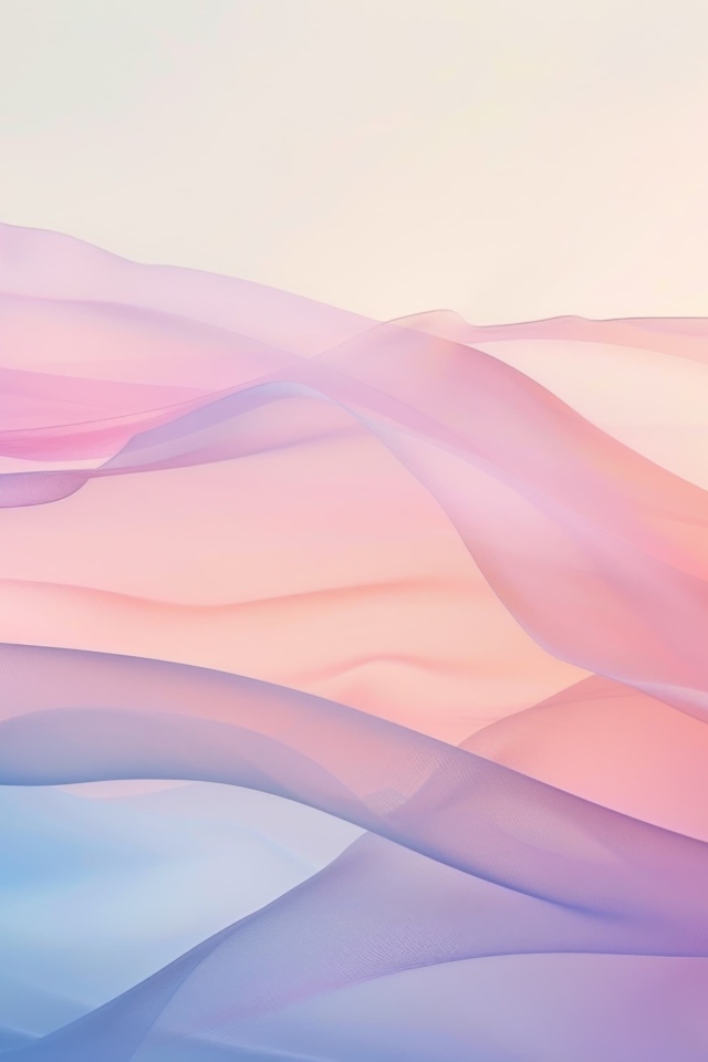 Голубые и розовые абстрактные волны крупным планом