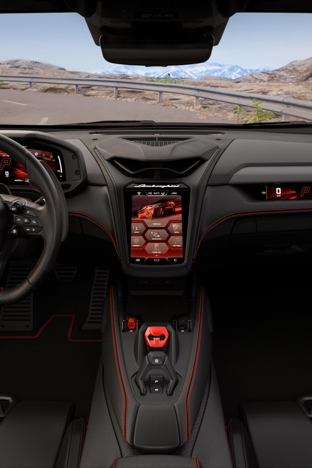 Салон автомобиля Lamborghini Temerario Alleggerita