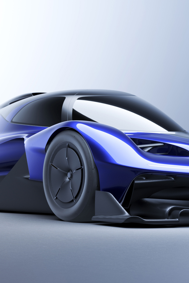 Автомобиль Red Bull RB17 Prototype 2024 года на сером фоне