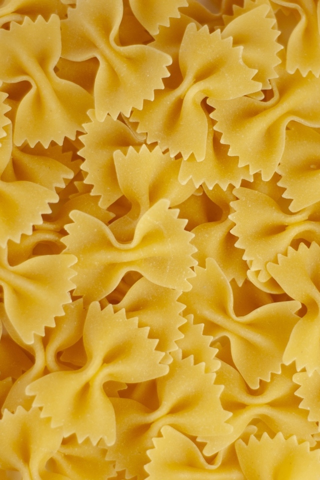 Макароны бантики крупным планом