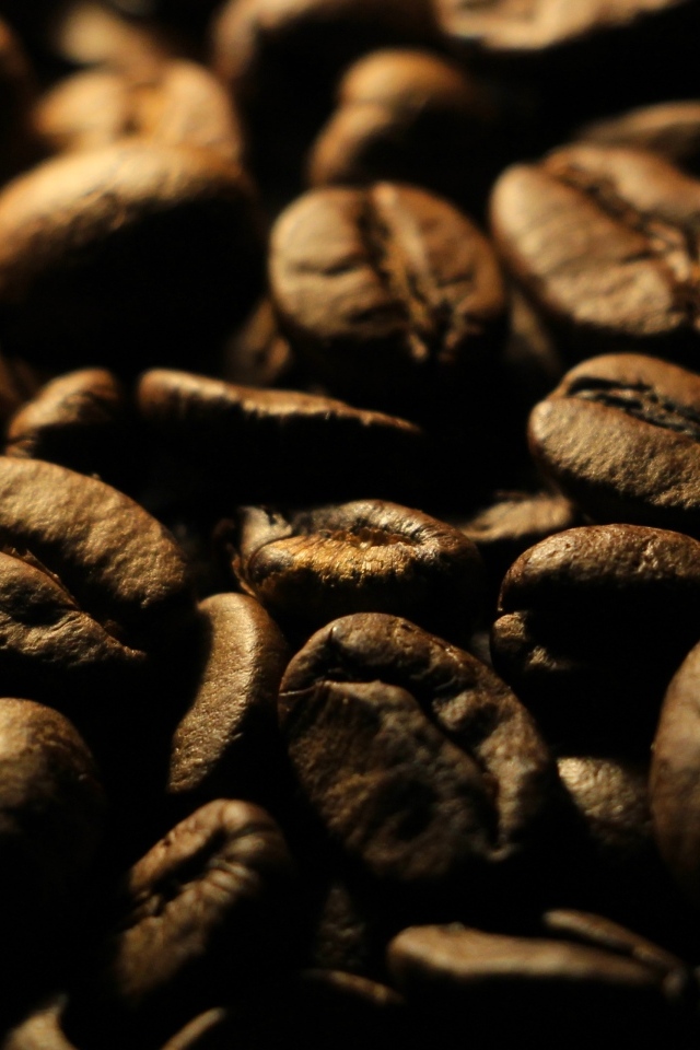 Крупные жареные кофейные зерна для гурмана
