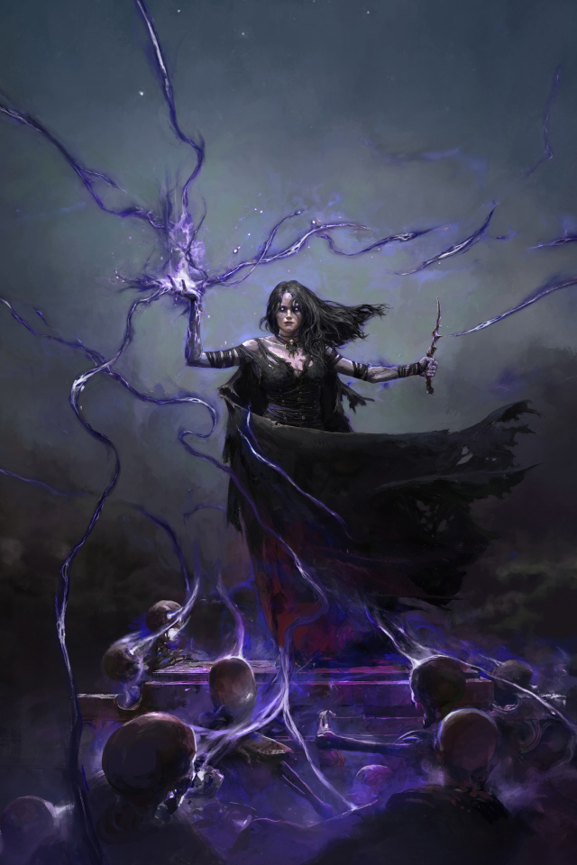 Маг некромант  персонаж компьютерной игры Path of Exile 2