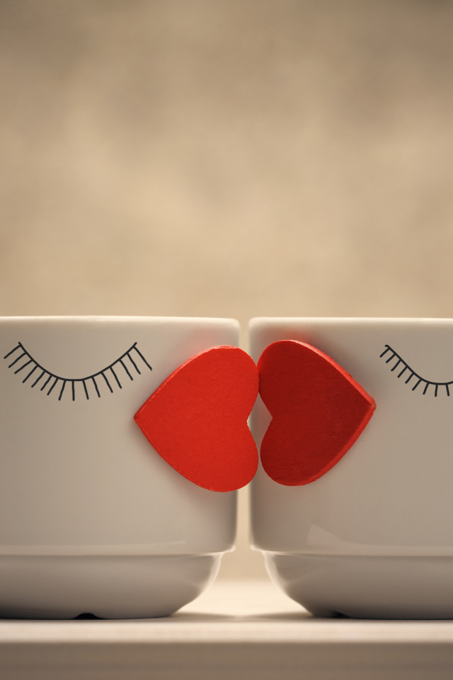 Чашки для кофе для влюбленной пары