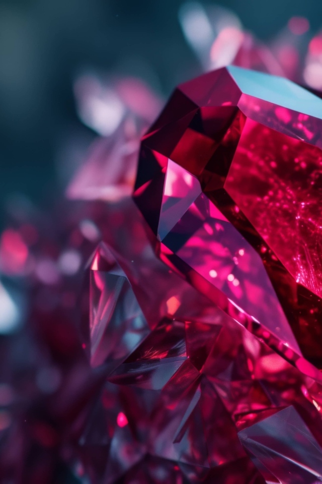 Сердце из красного камня