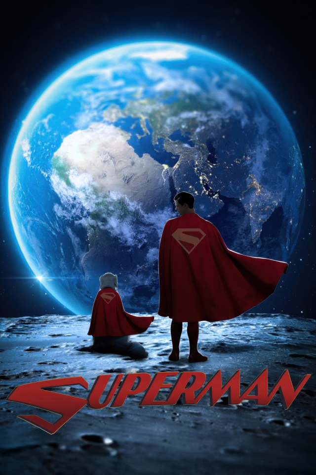 Постер нового фильма Супермен, 2025