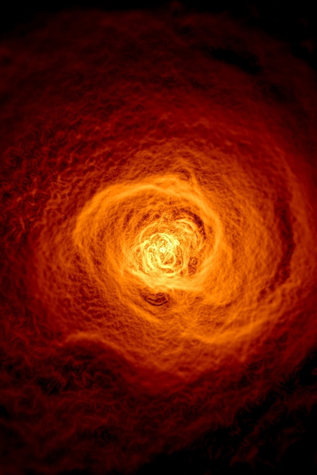 Свечение в скоплении галактик Персея