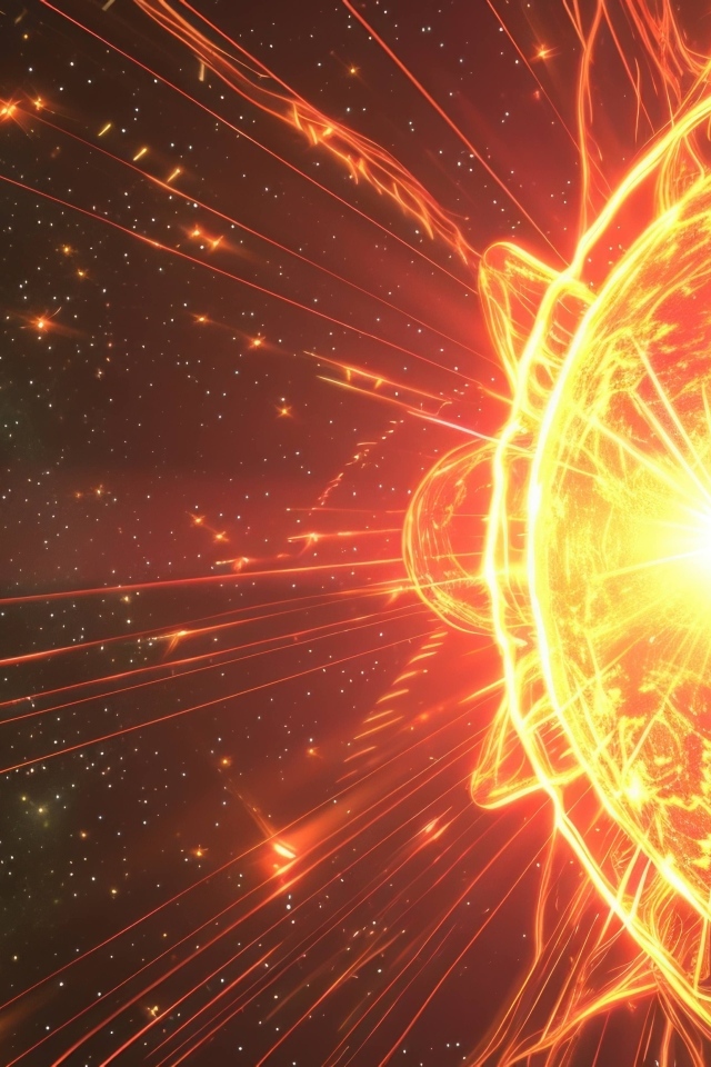 Магнитная вспышка на солнце