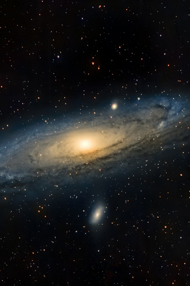 Небесное свечение в звездной галактике