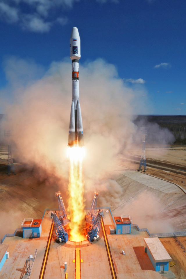 Запуск космического корабля, Россия