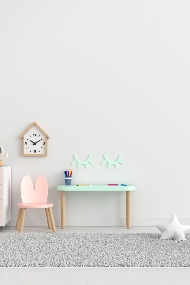 Интерьер детской комнаты с игрушками