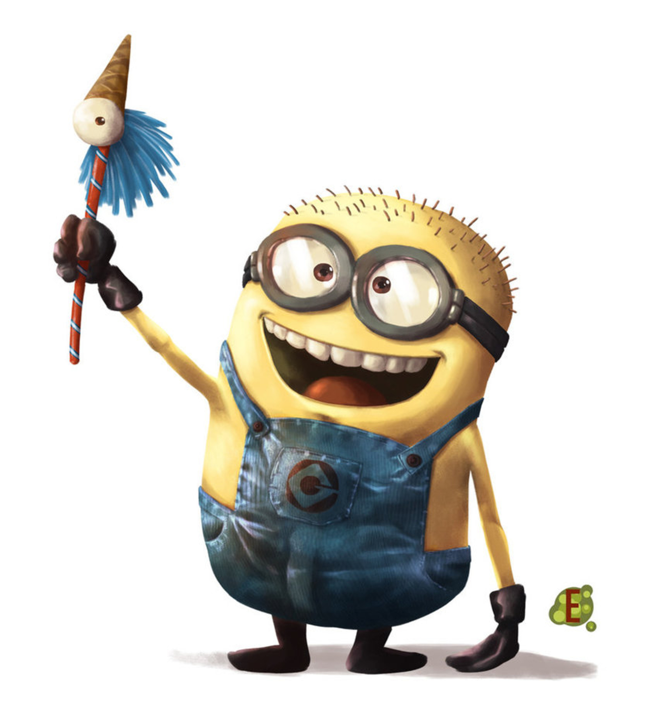 Stupid minion from the movie Minions Desktop wallpapers 640x960