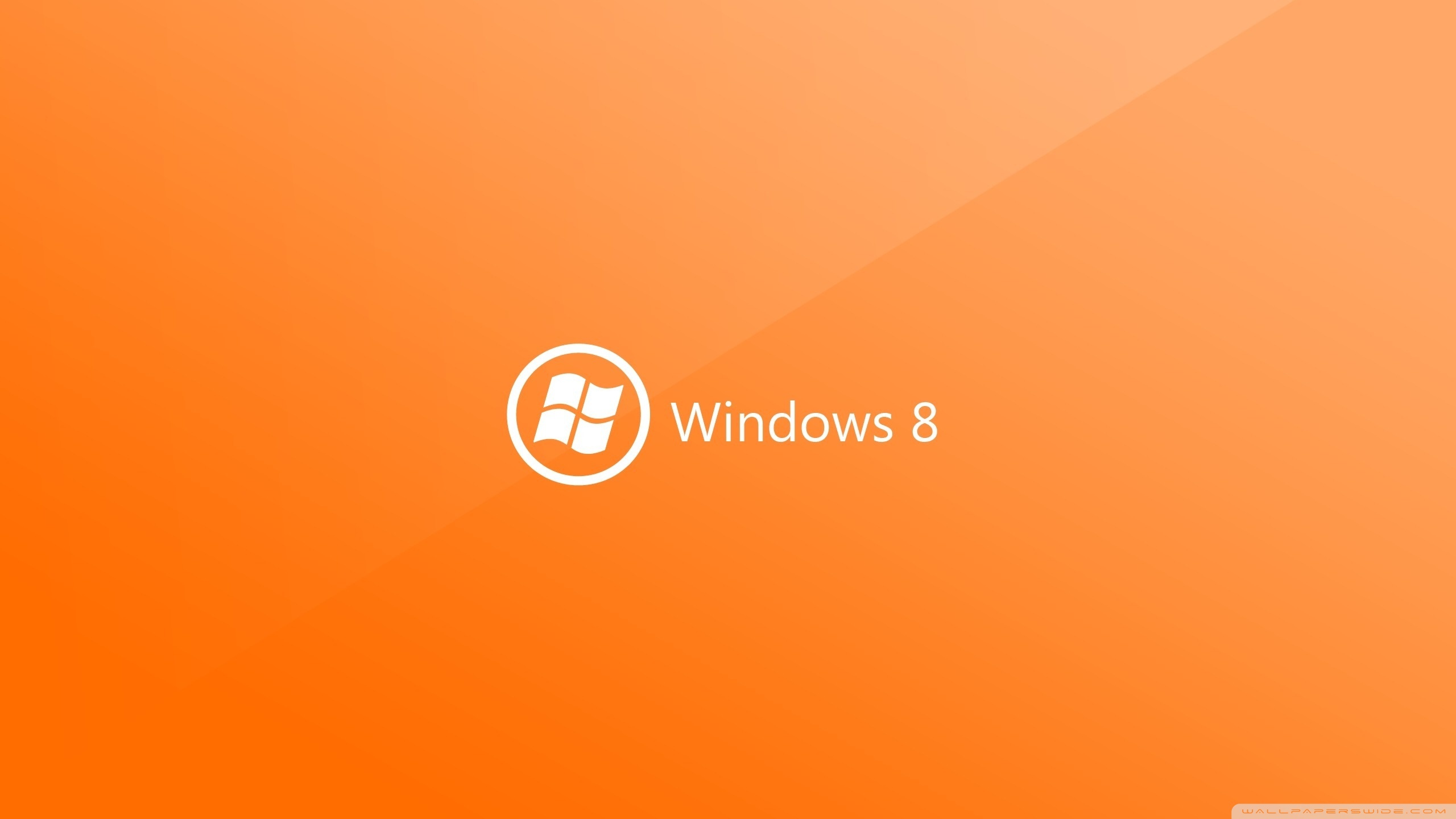 Windows 8 minimal theme orange Desktop wallpapers 1366x768