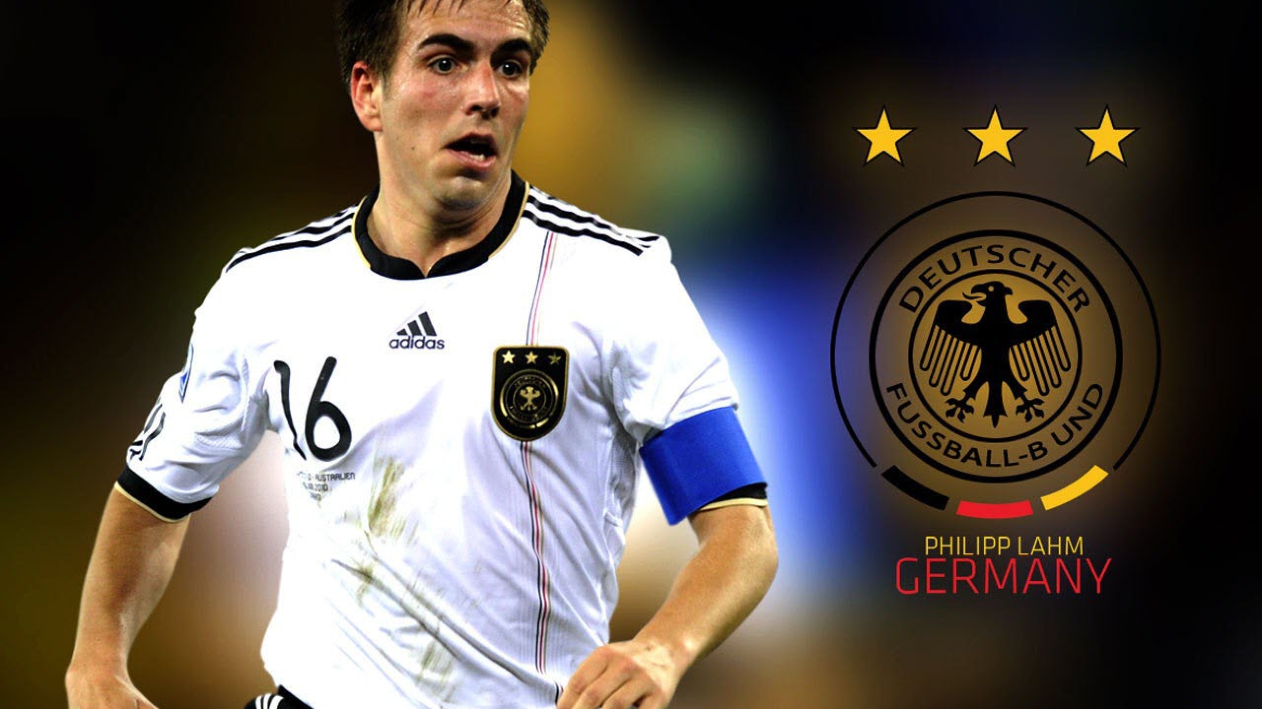 The german football player number 6 of Bayern Philipp Lahm Desktop  wallpapers 1440x900