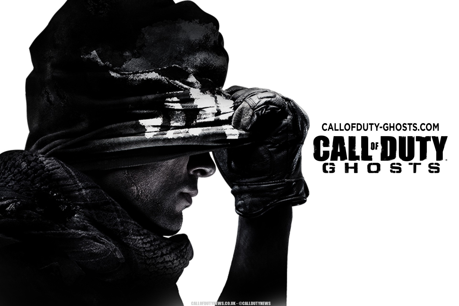 call of duty: ghosts the white screensaver Desktop wallpapers 1366x768