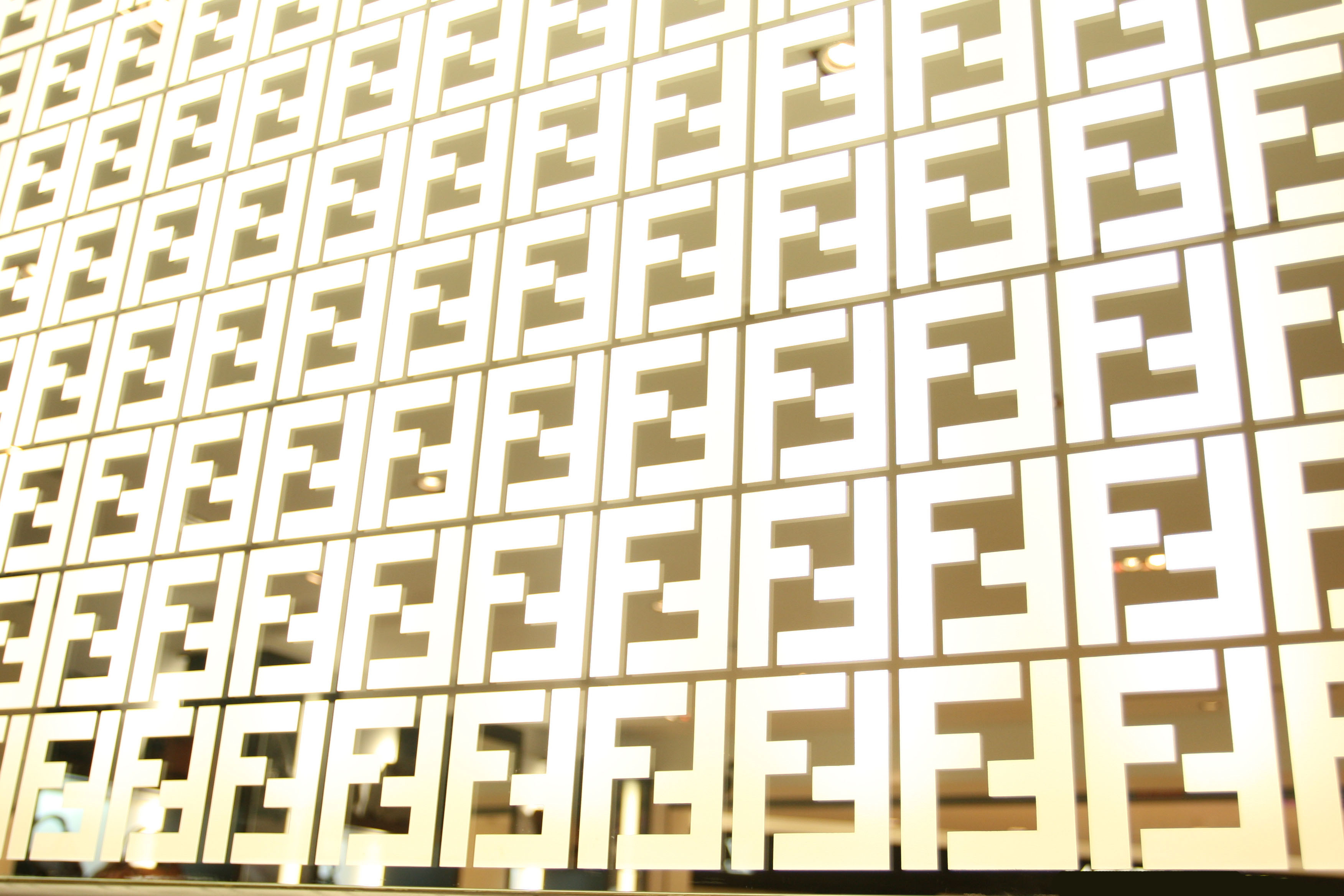 The texture of the Fendi logo Desktop wallpapers 600x382