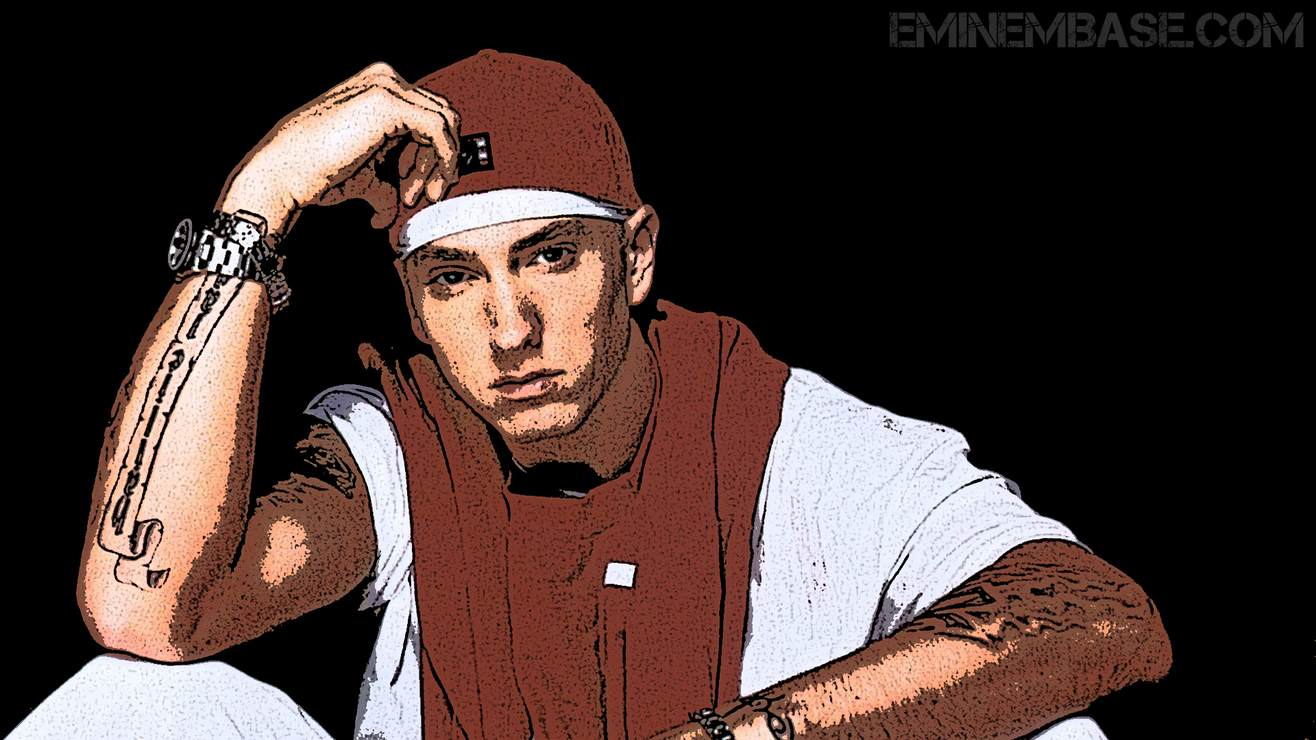 Zastaki.com - Обои с рэпером Eminem