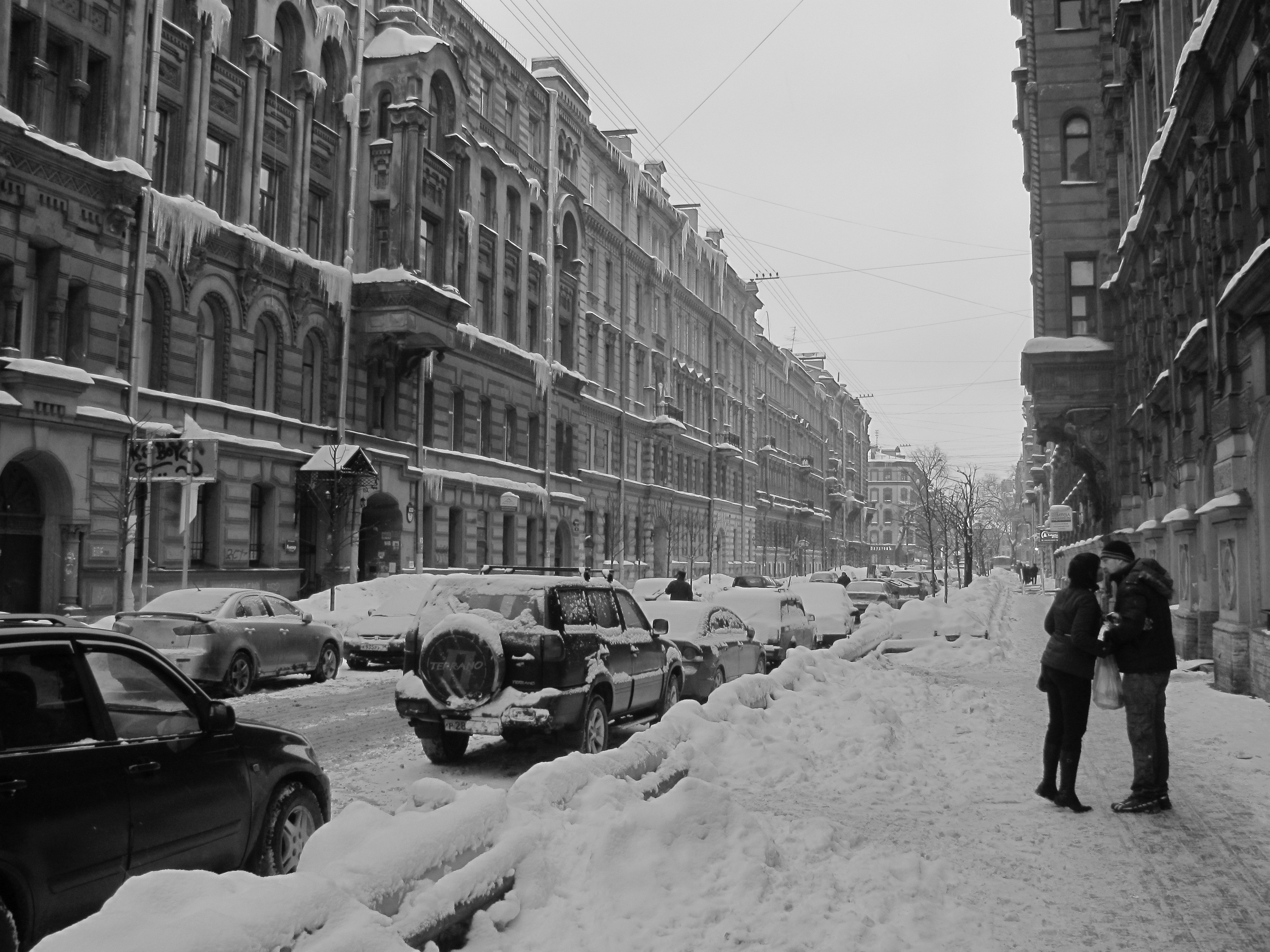 Улицы санкт петербурга зимой