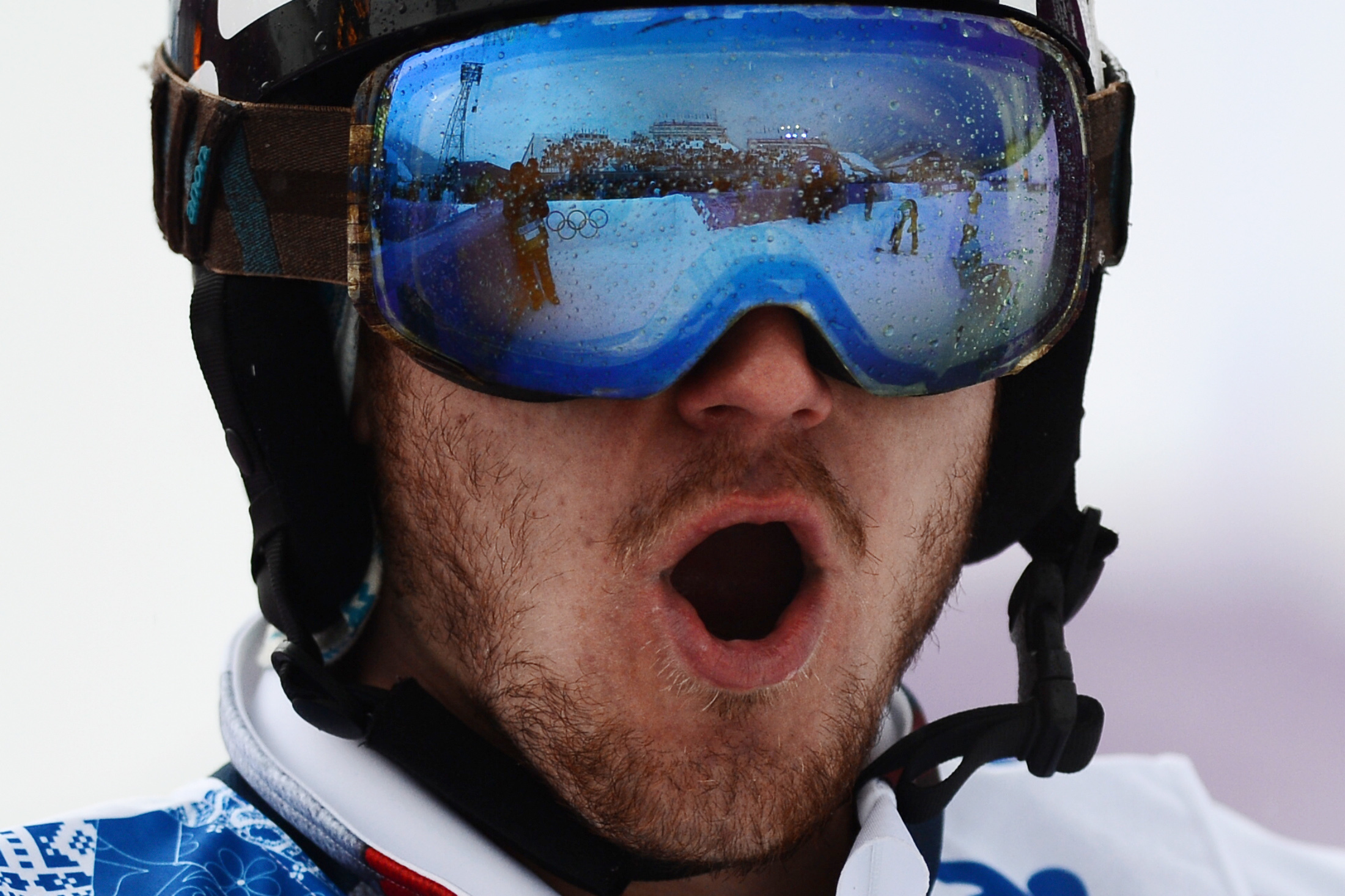 Лыжники лицо