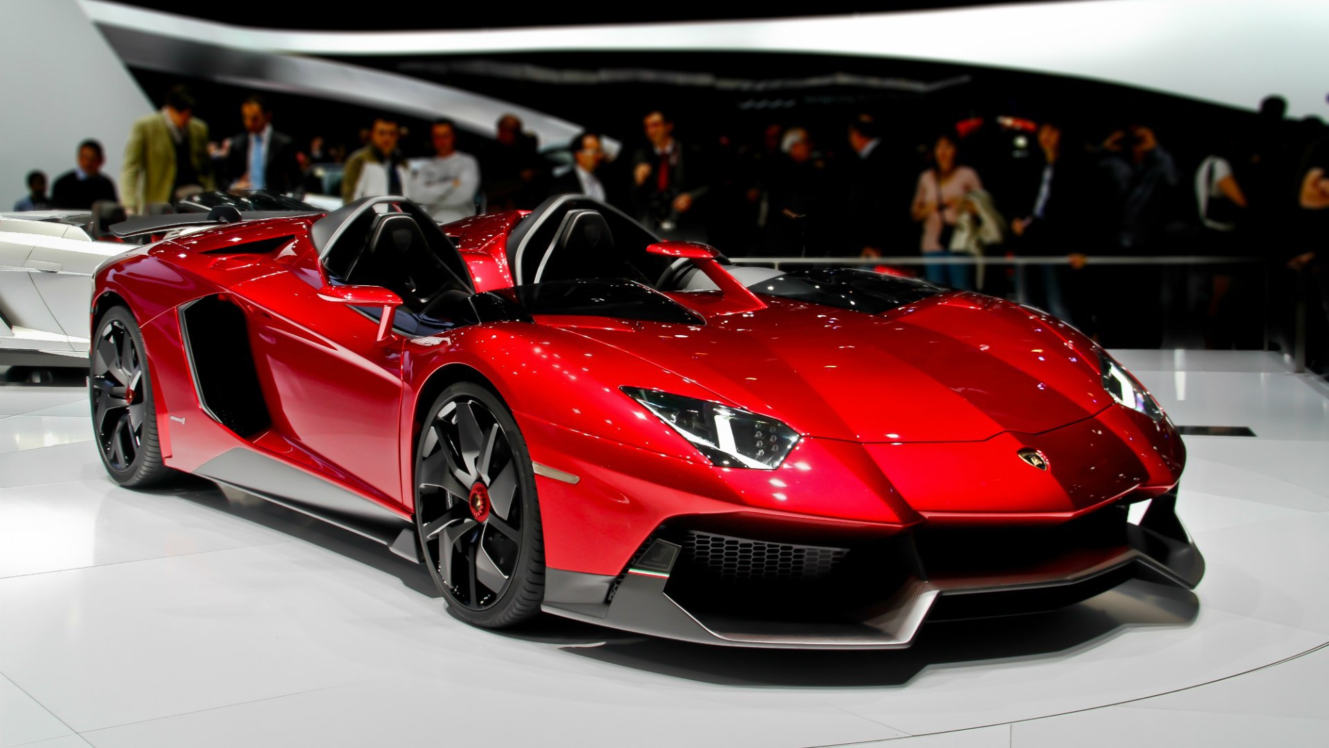 Lamborghini Aventador J At The Motor Show Wallpapers And Images Wallpapers Pictures Photos