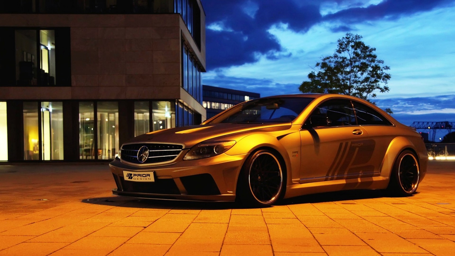 Gold Mercedes Benz Wallpaper