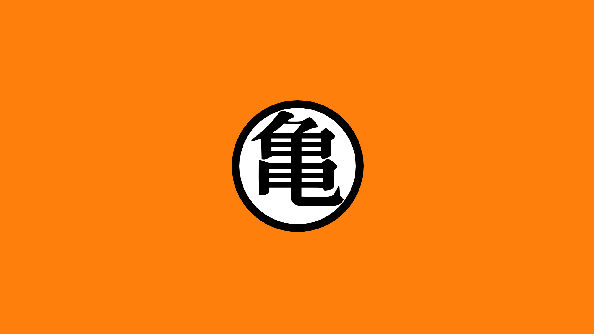 Japanese characters on an orange background Desktop wallpapers 640x480