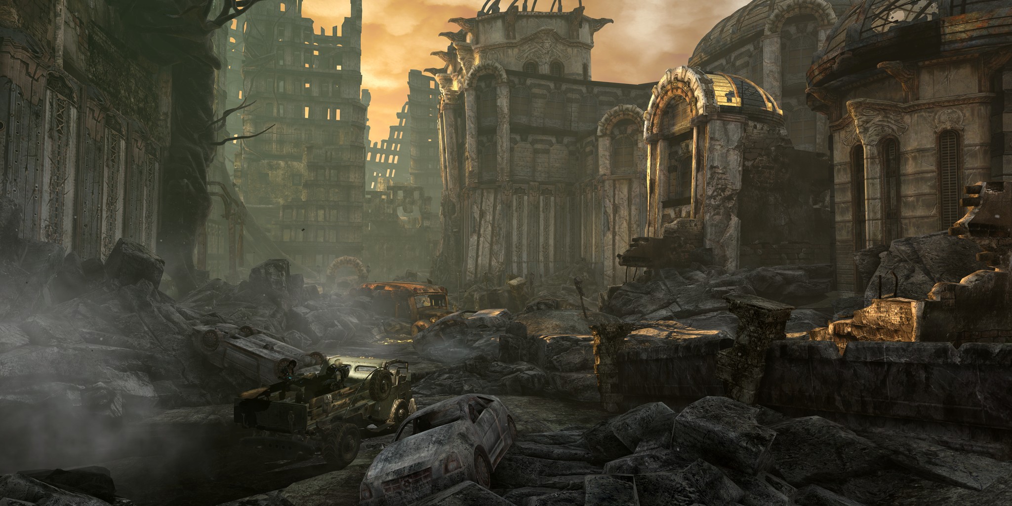 Игра где разрушенный город