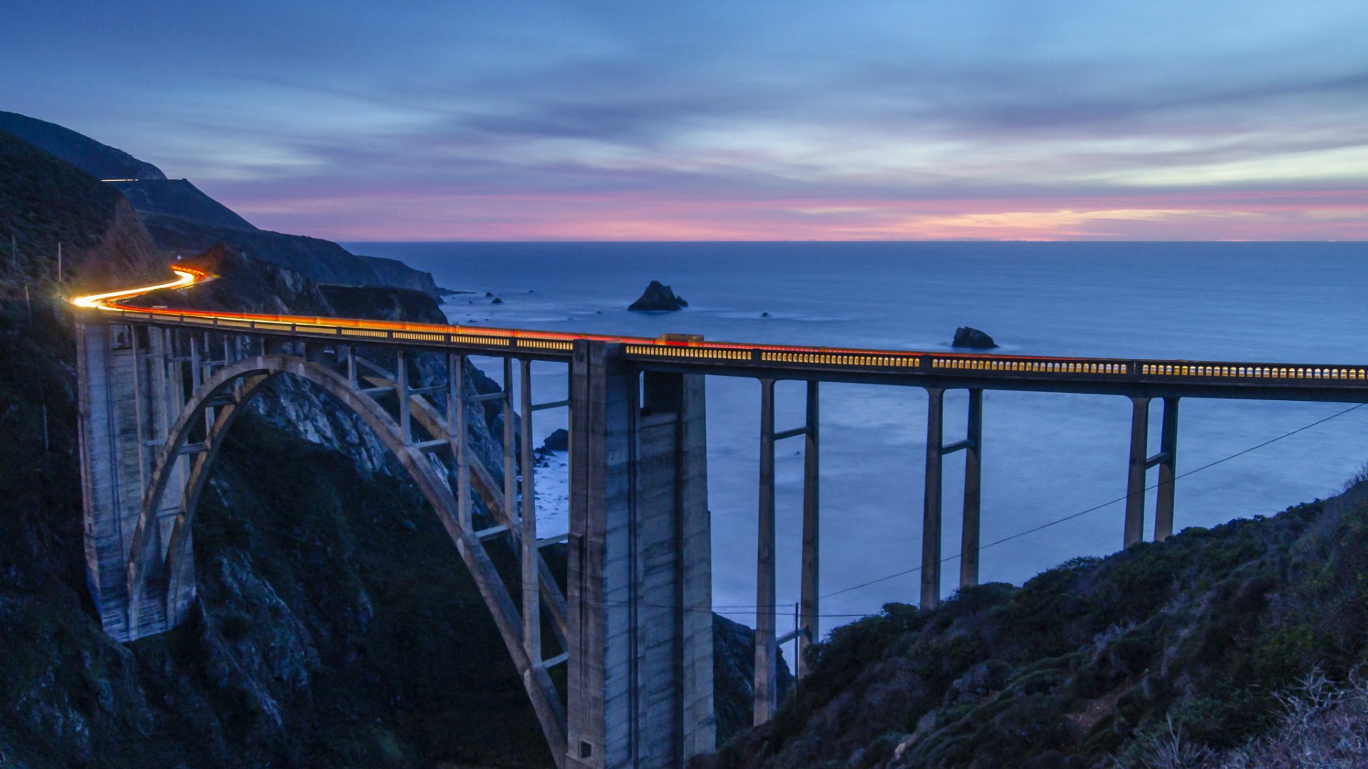 Bixby Bridge In Big Sur California Usa Wallpapers And Images Wallpapers Pictures Photos
