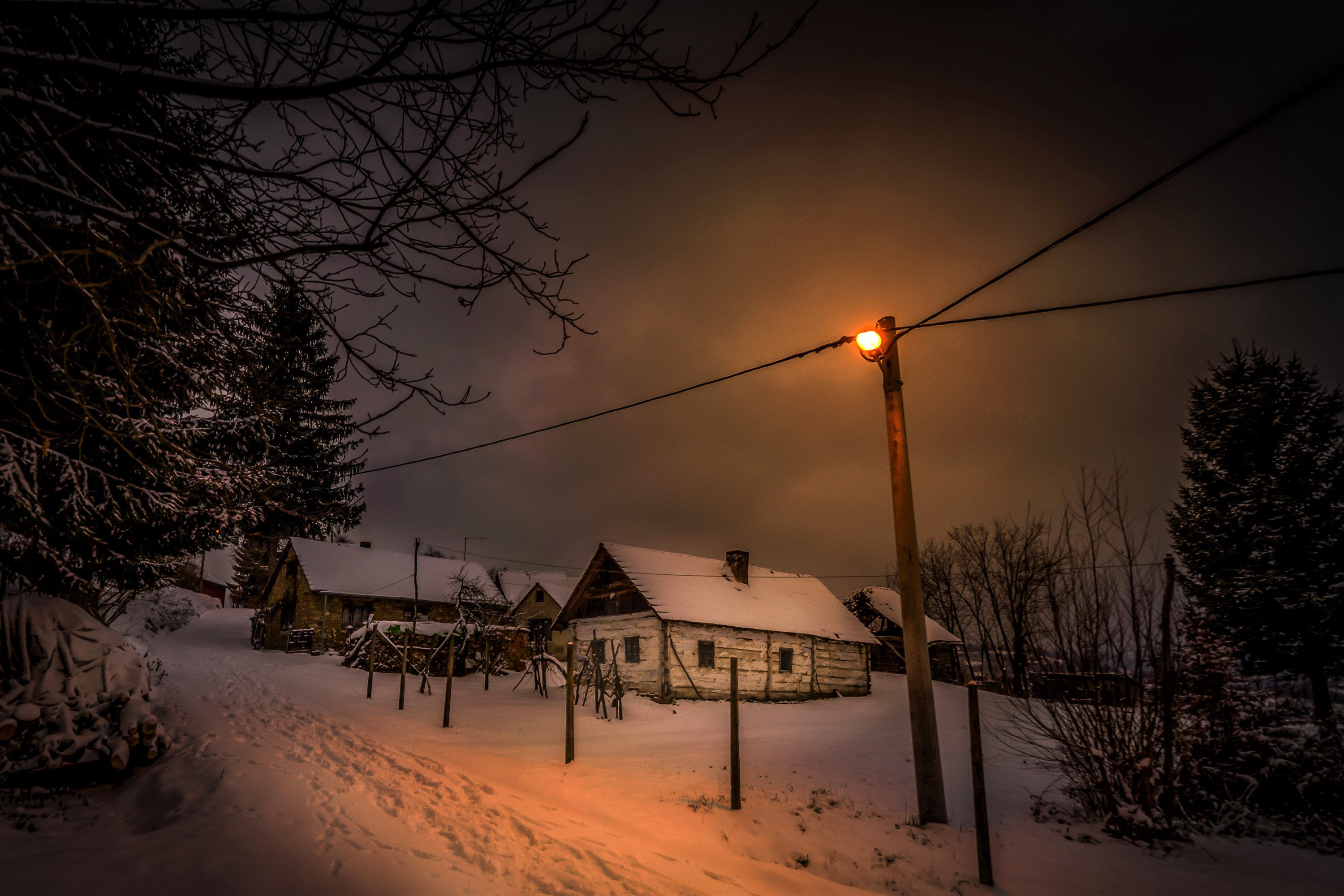 Фото Зимы Ночью