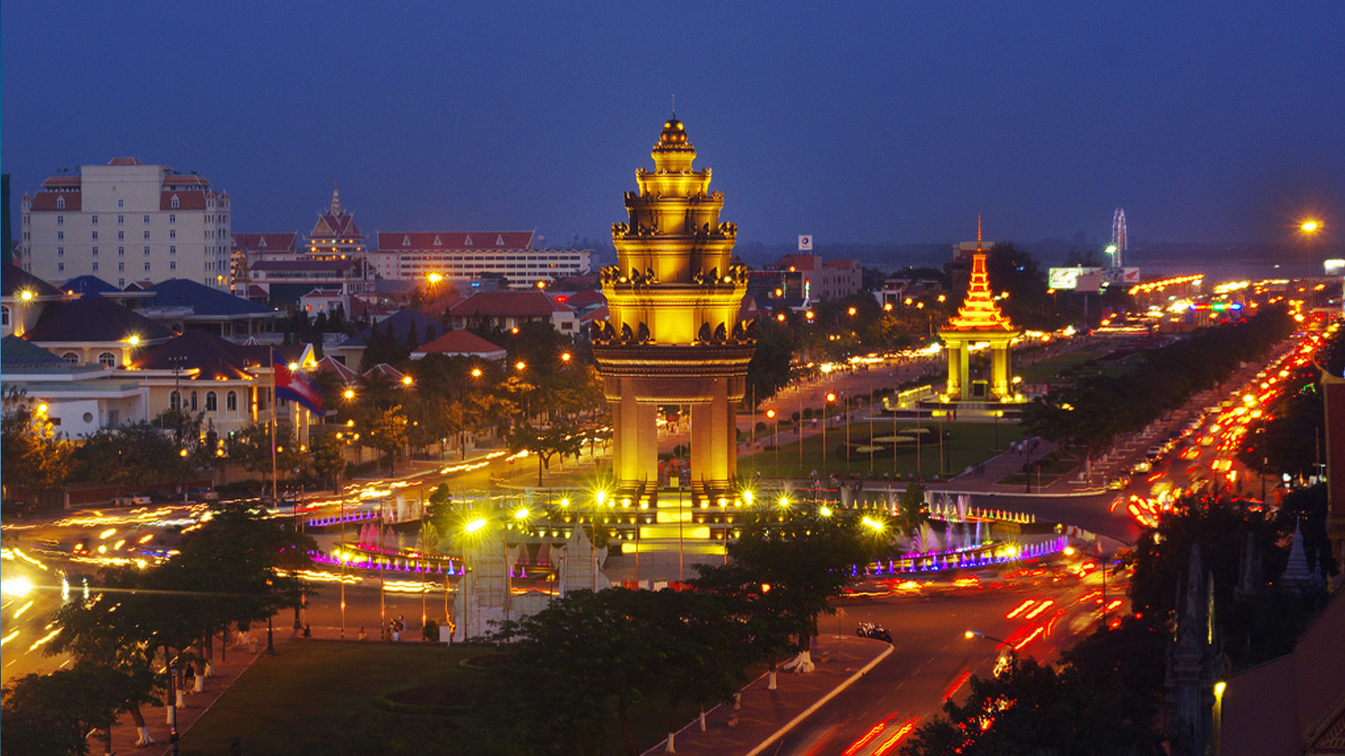 Пномпень. Phnom Penh Камбоджа. Камбоджа столица Пномпень. Камбоджи столица Пномпень достопримечательности. Центр столицы Камбоджи.