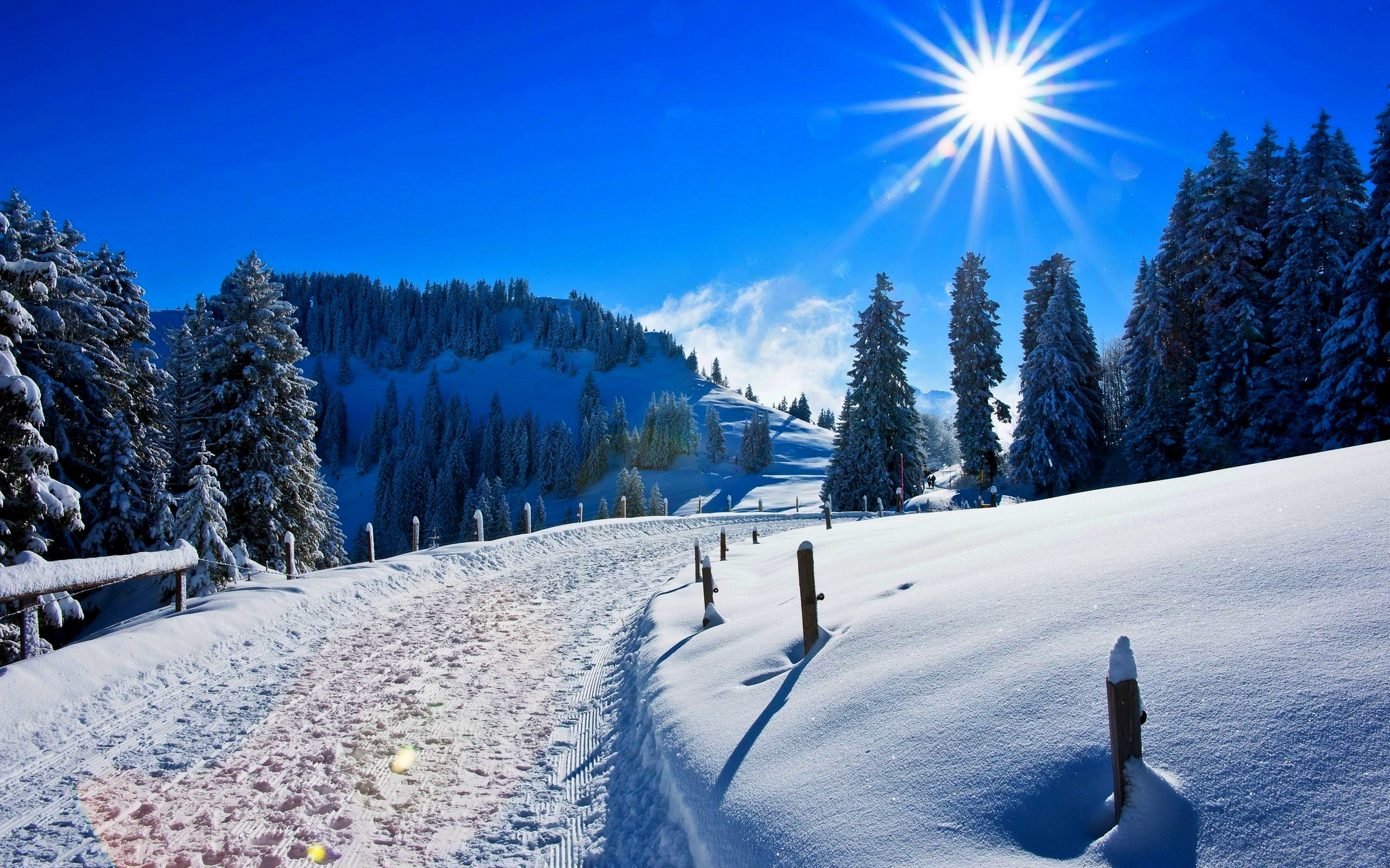 Красивая зима. Зима. Зима солнце.
