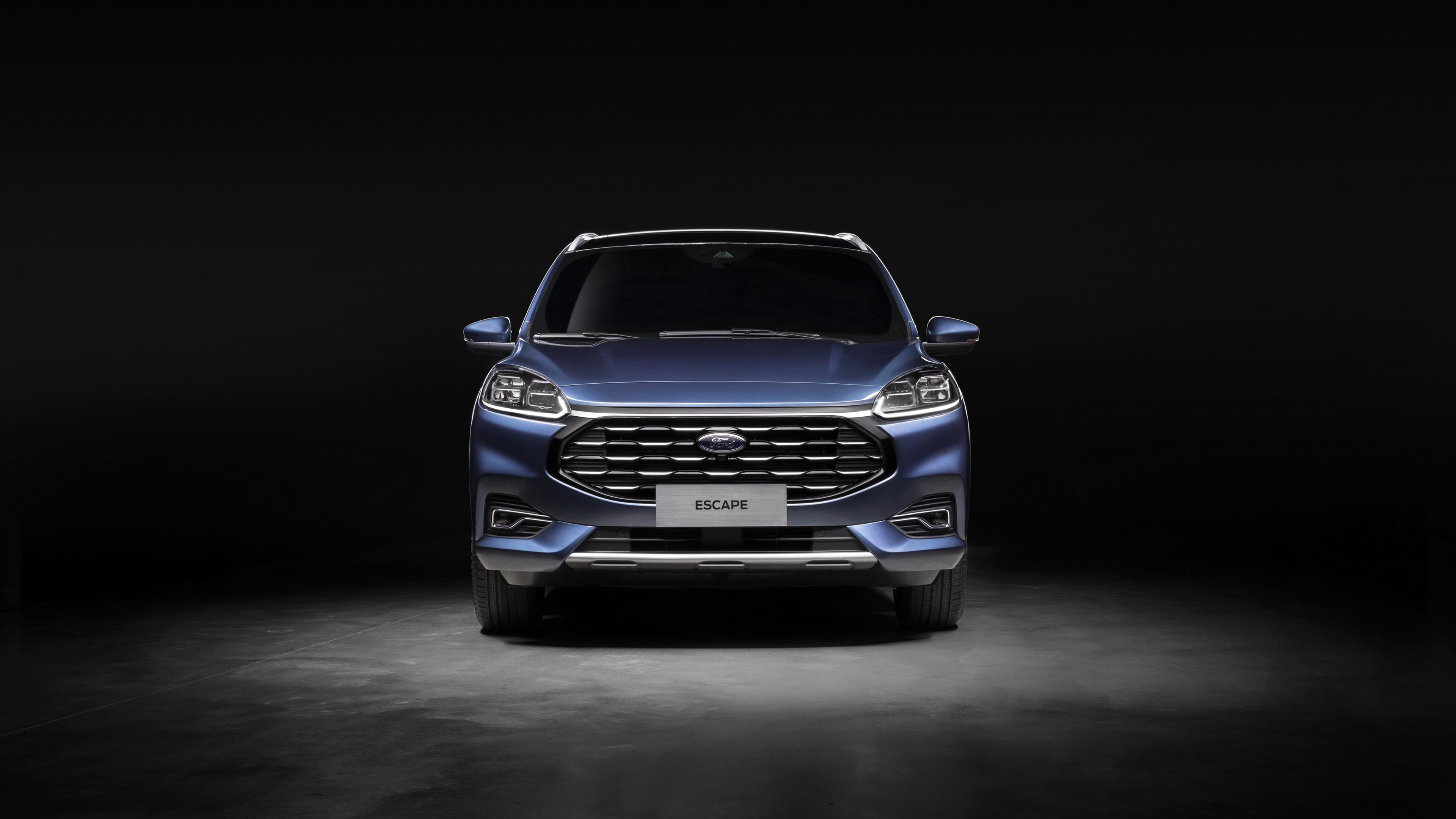 Ford Escape Titanium 2019 Car On A Gray Background Wallpapers And Images Wallpapers Pictures Photos