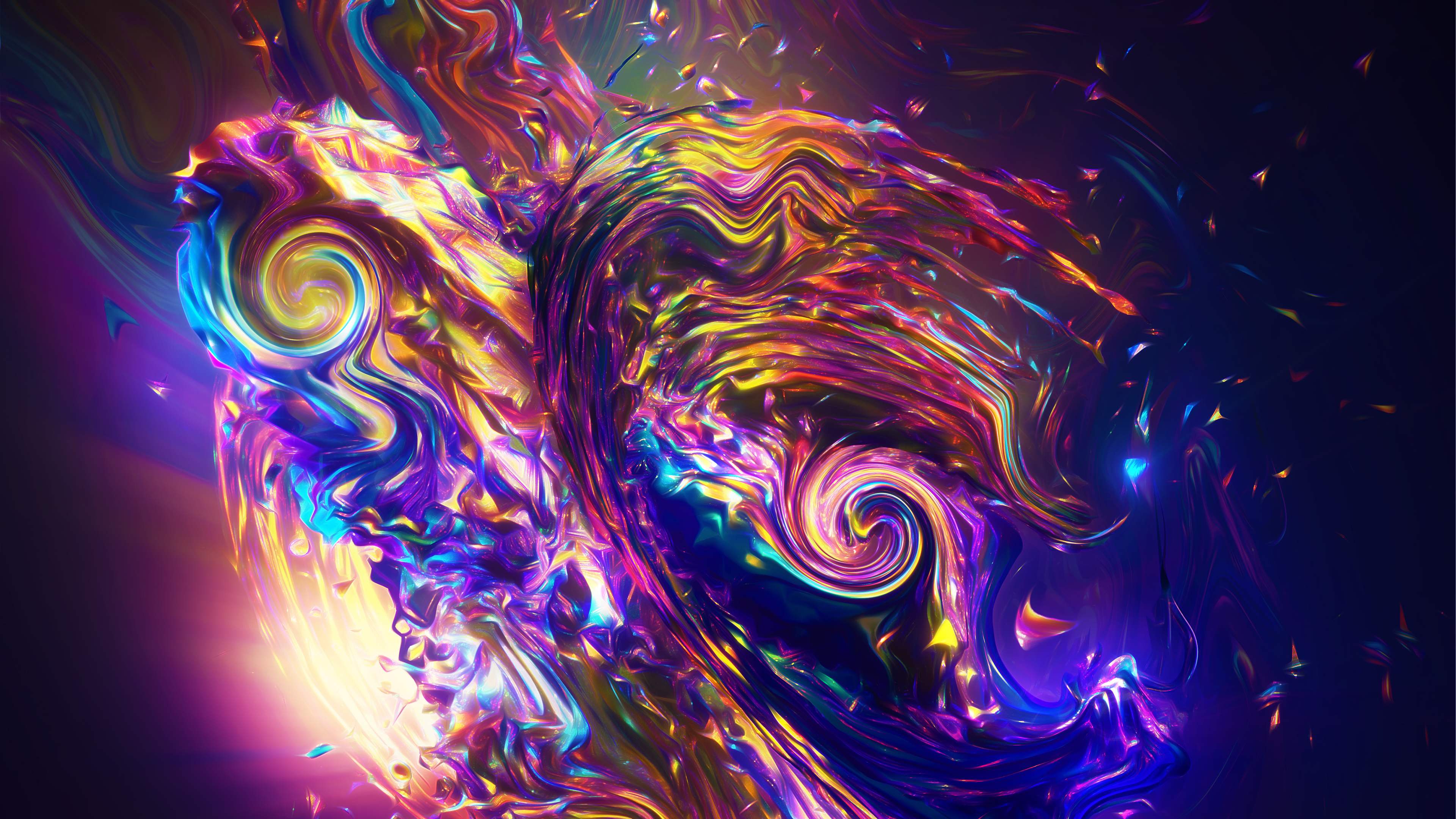Bright multicolor abstract blurred drawing. Desktop wallpapers 1280x1024