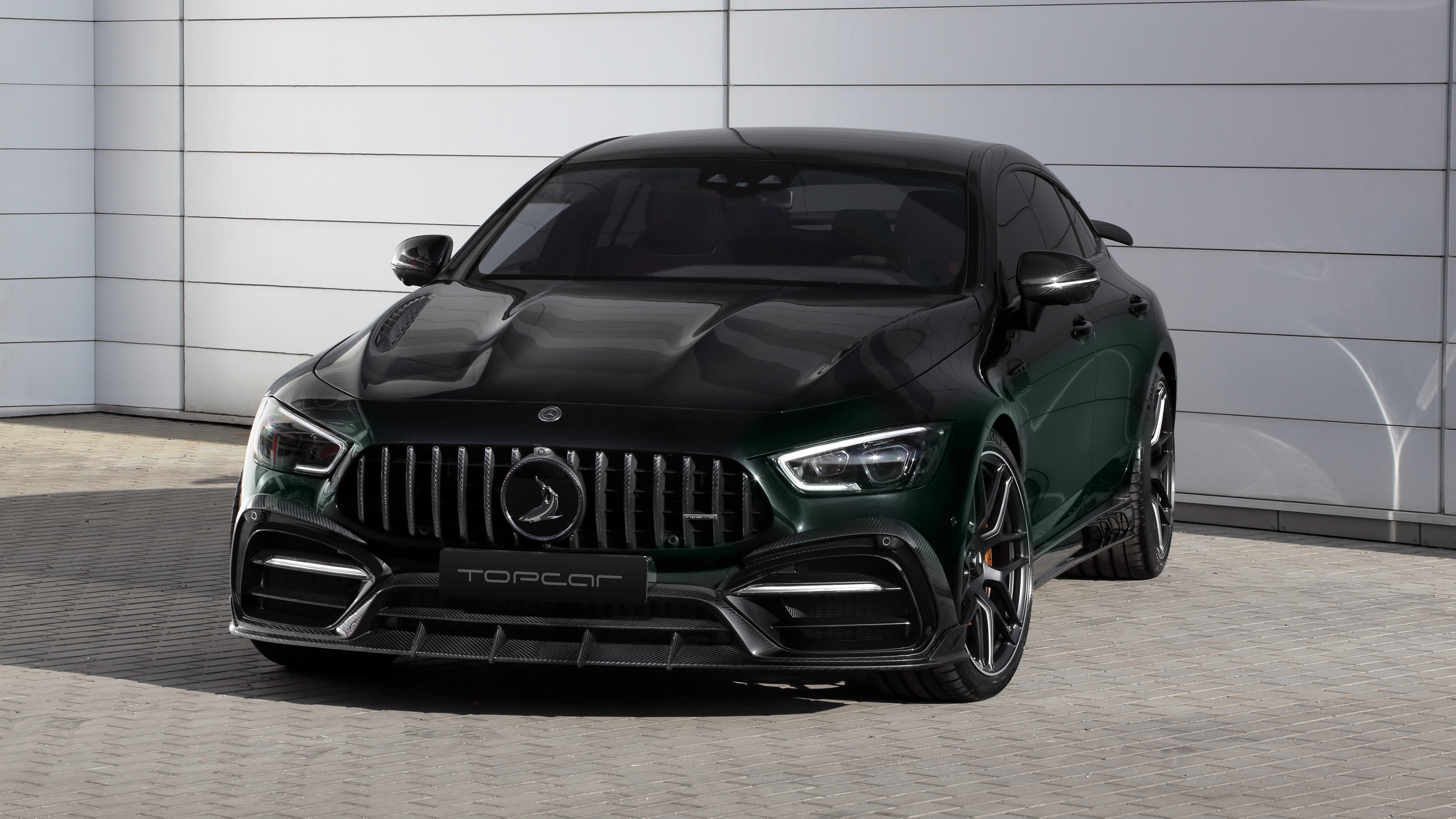 Black Car Mercedes Amg Gt 63 S 2020 At The Garage Wallpapers And Images Wallpapers Pictures Photos