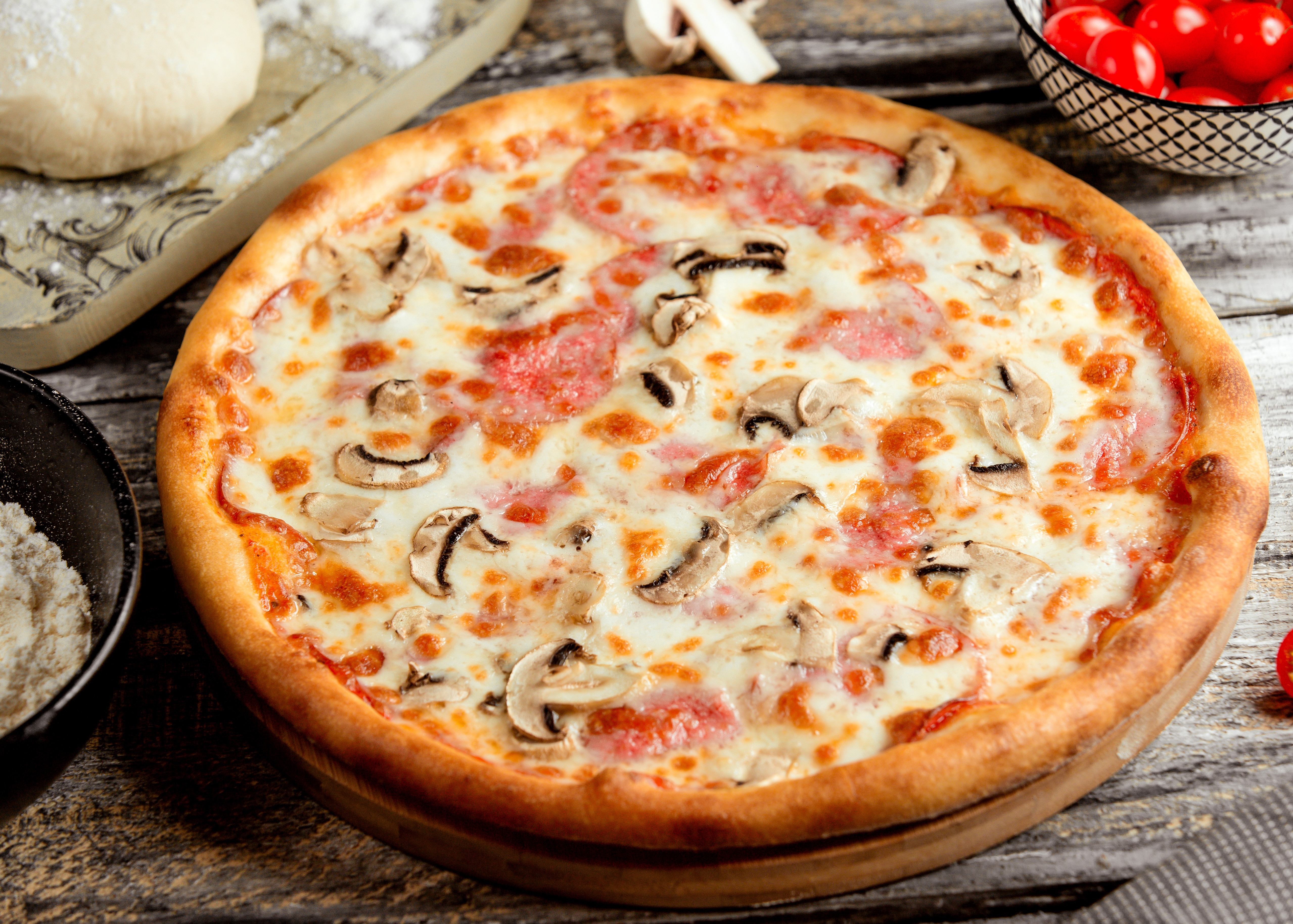 пицца грибная с сыром фото 112