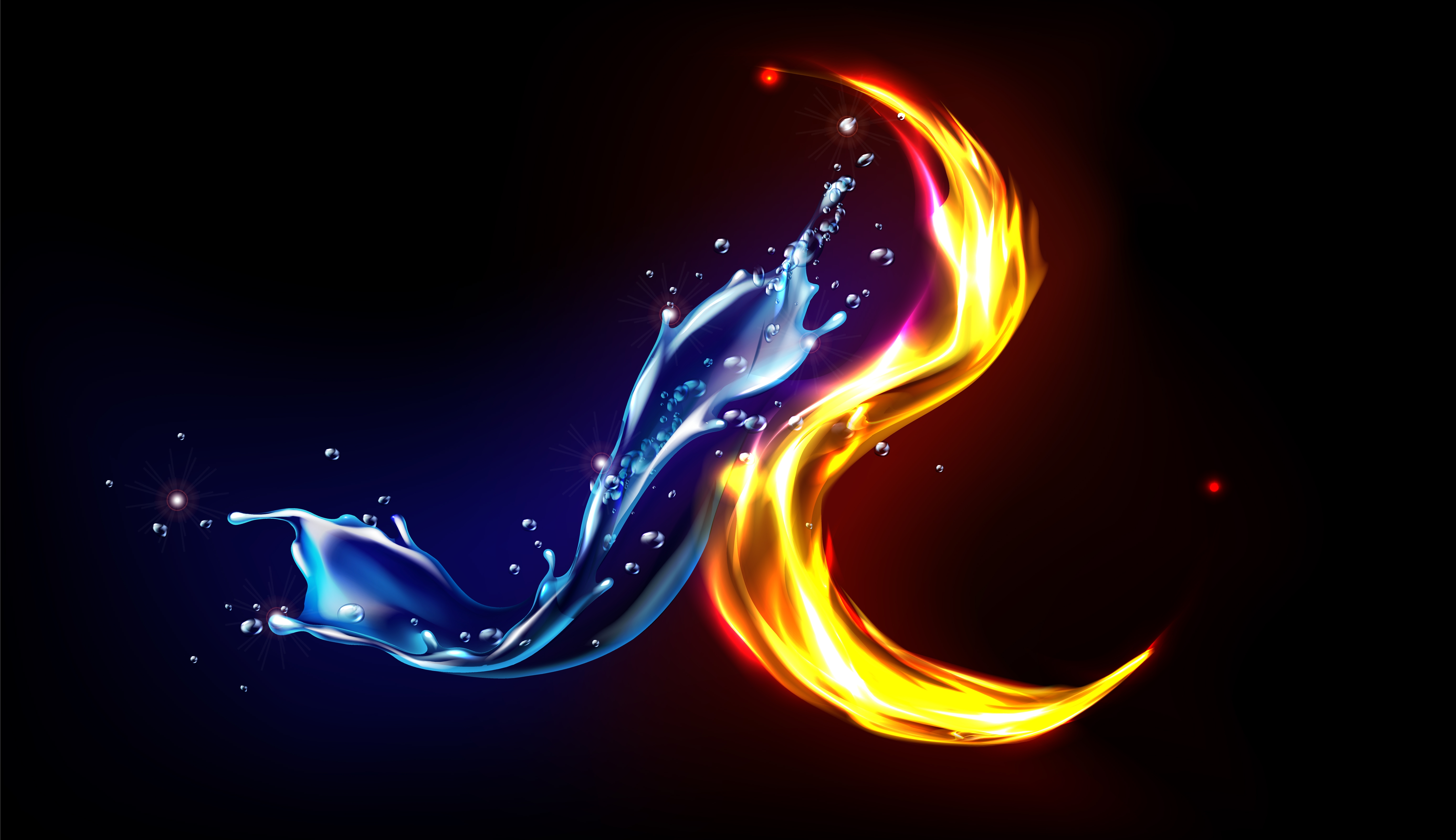 Desktop Wallpapers flame Water